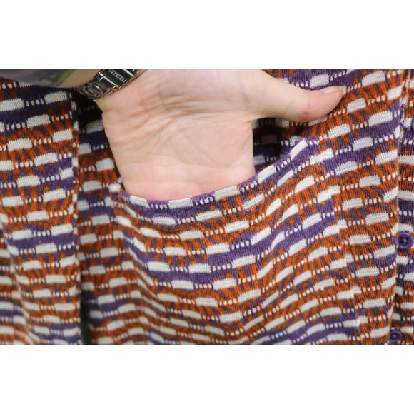 LOGO by Lori Goldstein Open Cardigan Duster-Size Medium-Pockets - Picture 3 of 9